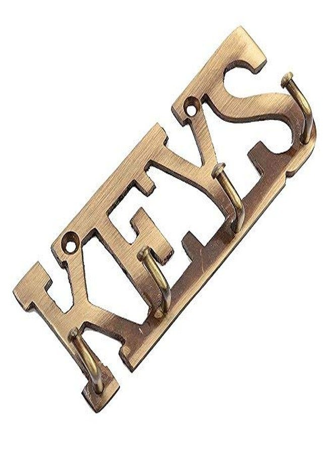 Kratidecor Designer Key Letter Shaped Brass Key Holder - Image 2
